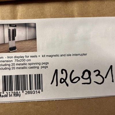 Reel Display Iron 75x200
