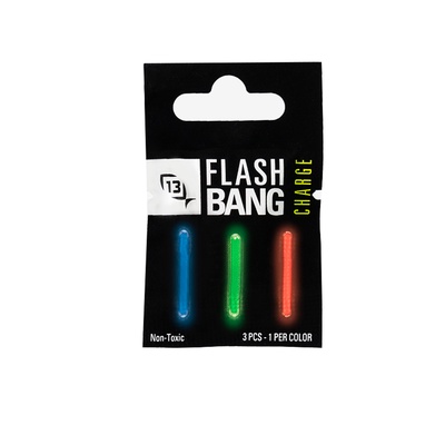 Lysstavar refill Flash Bang 3-pack grön/röd/blå