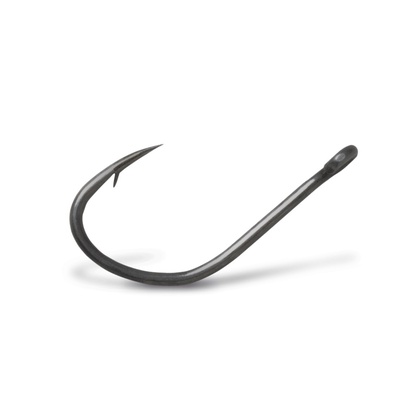 VMC 7316LD 1X Strong Worm Weighted Hook Black